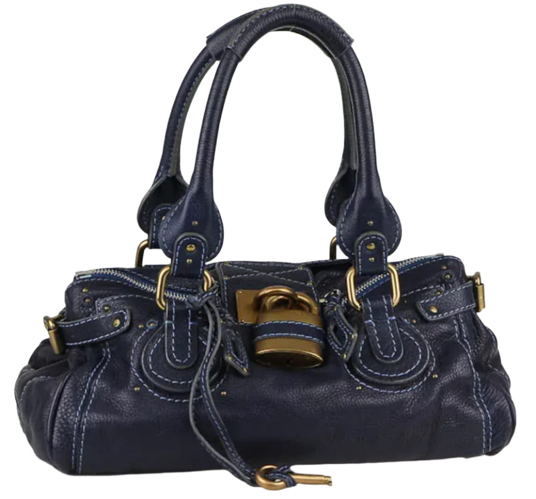 Chloé Navy Blue RARE Paddington