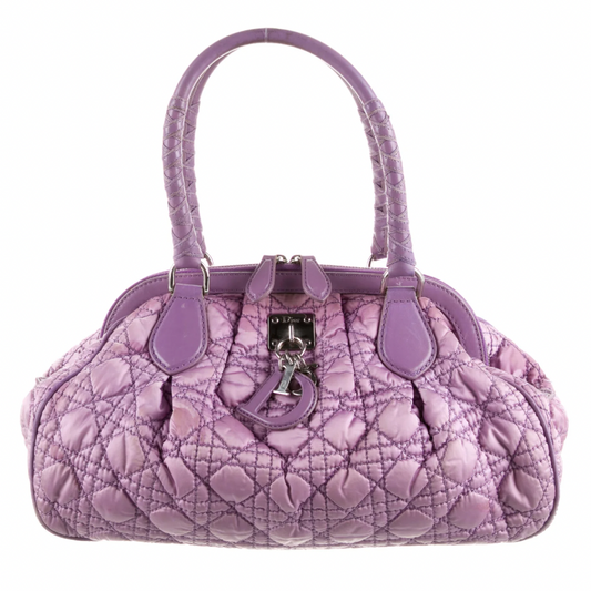 Christian Dior Purple Satin 2008 Bag