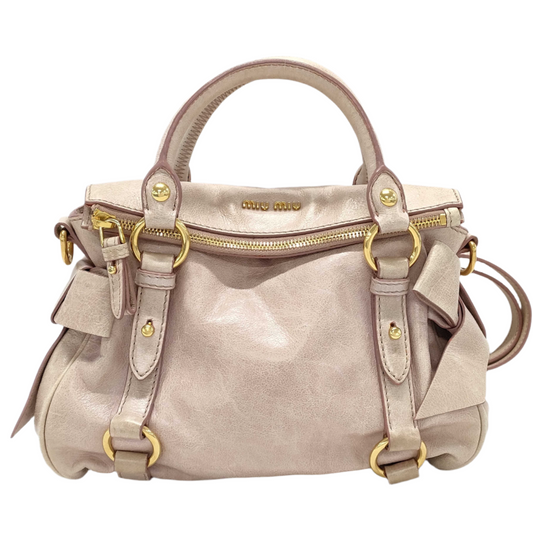 miu miu pale pink girly vitello bag