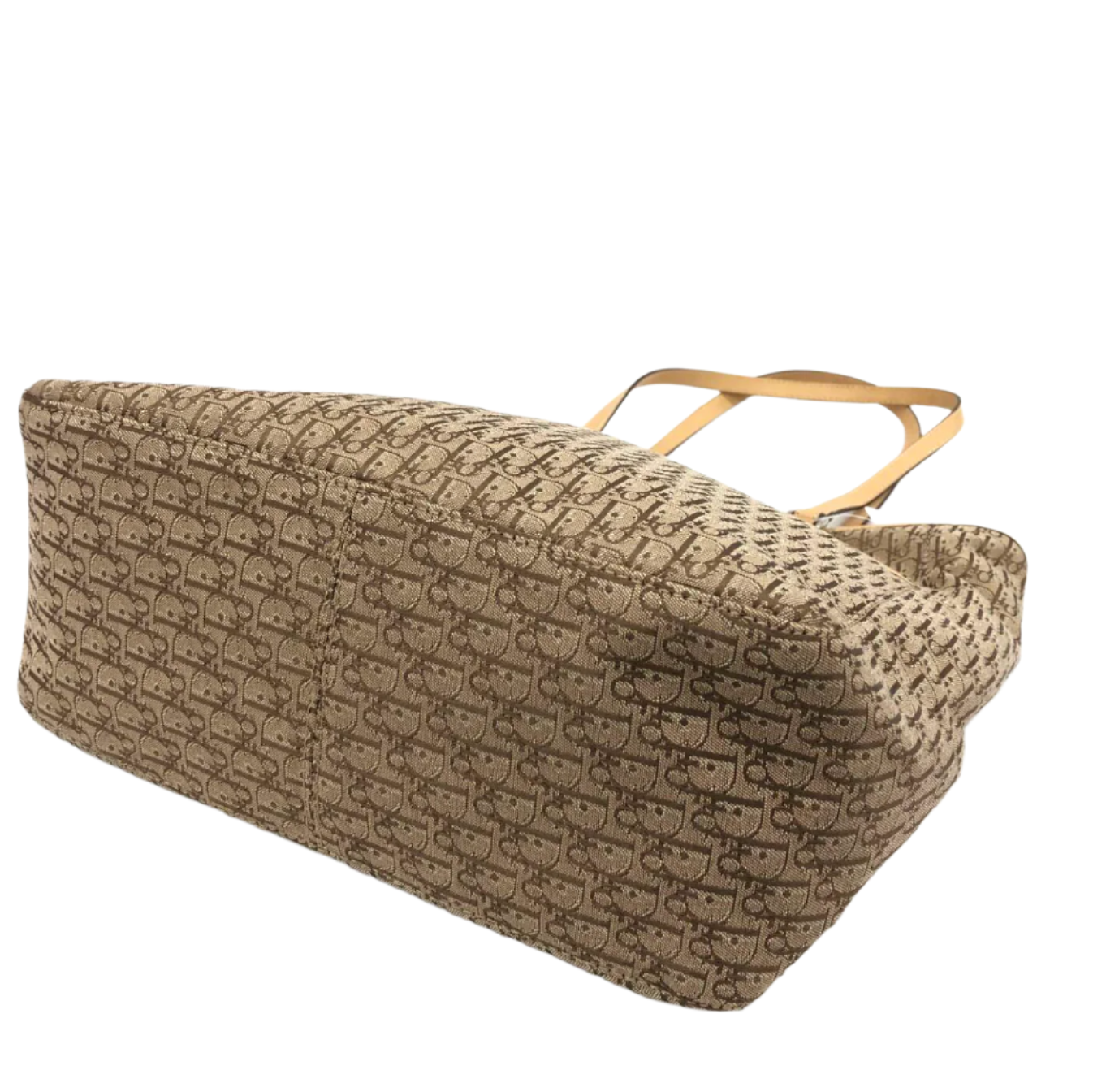 Dior Diorissimo Canvas and Leather Tote Bag