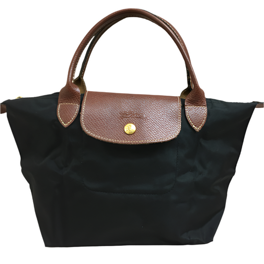 longchamp black le pilage small handbag