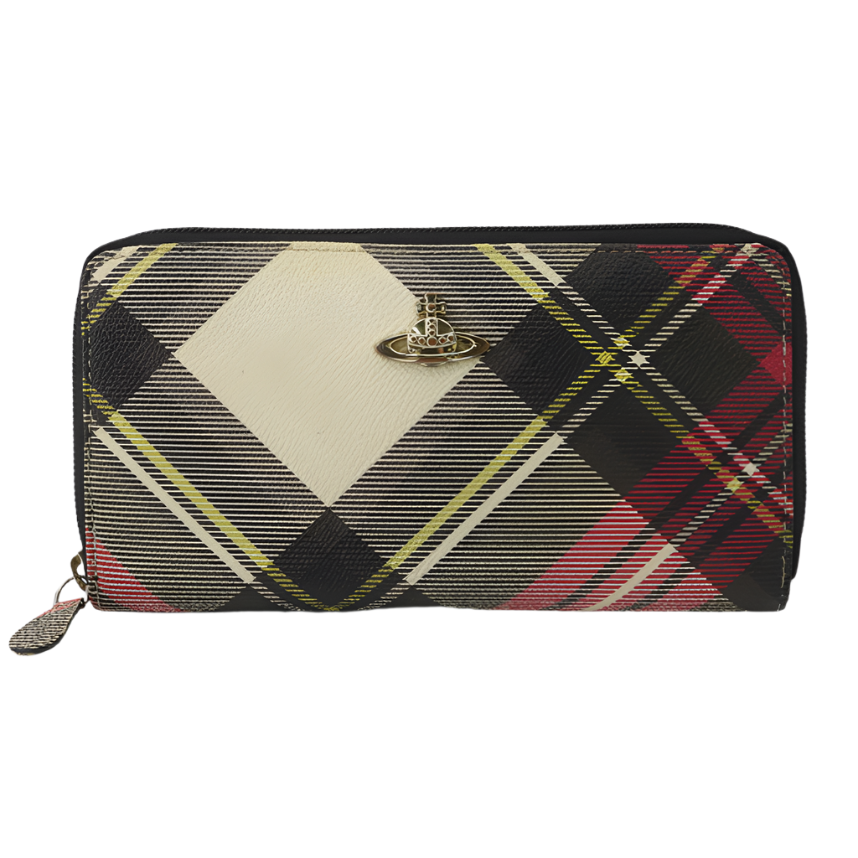 vivienne westwood plaid wallet