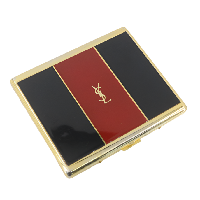 Yves Saint Laurent Iconic Colorblock Wallet / Cigarette Case