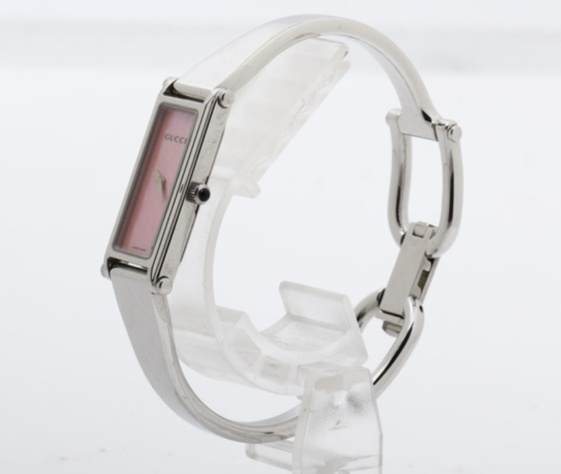 gucci girly pink x silver watch