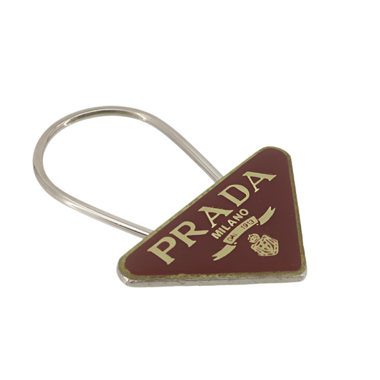 prada authentic vintage key ring