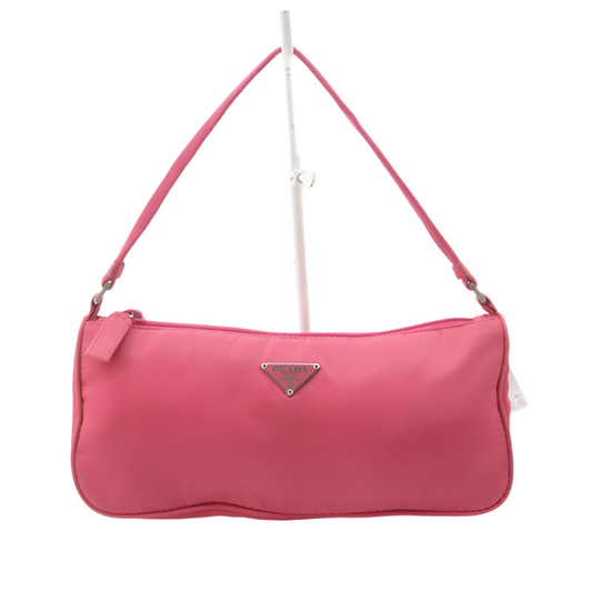 prada tessuto girly pink nylon bag