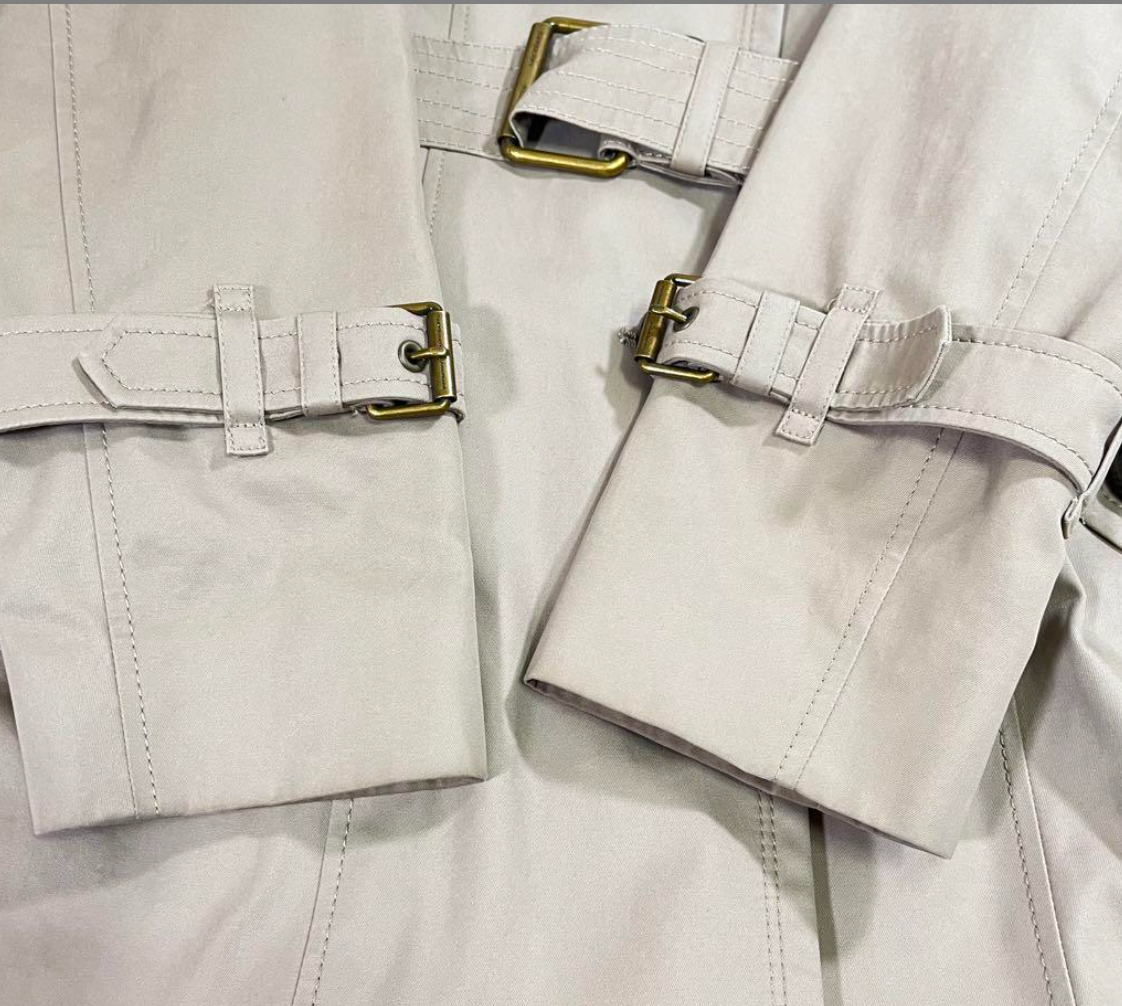 burberry beige spring belted trench coat