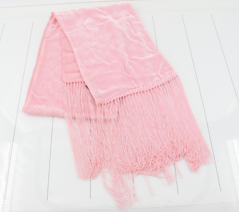 gucci pink velvet gg stole