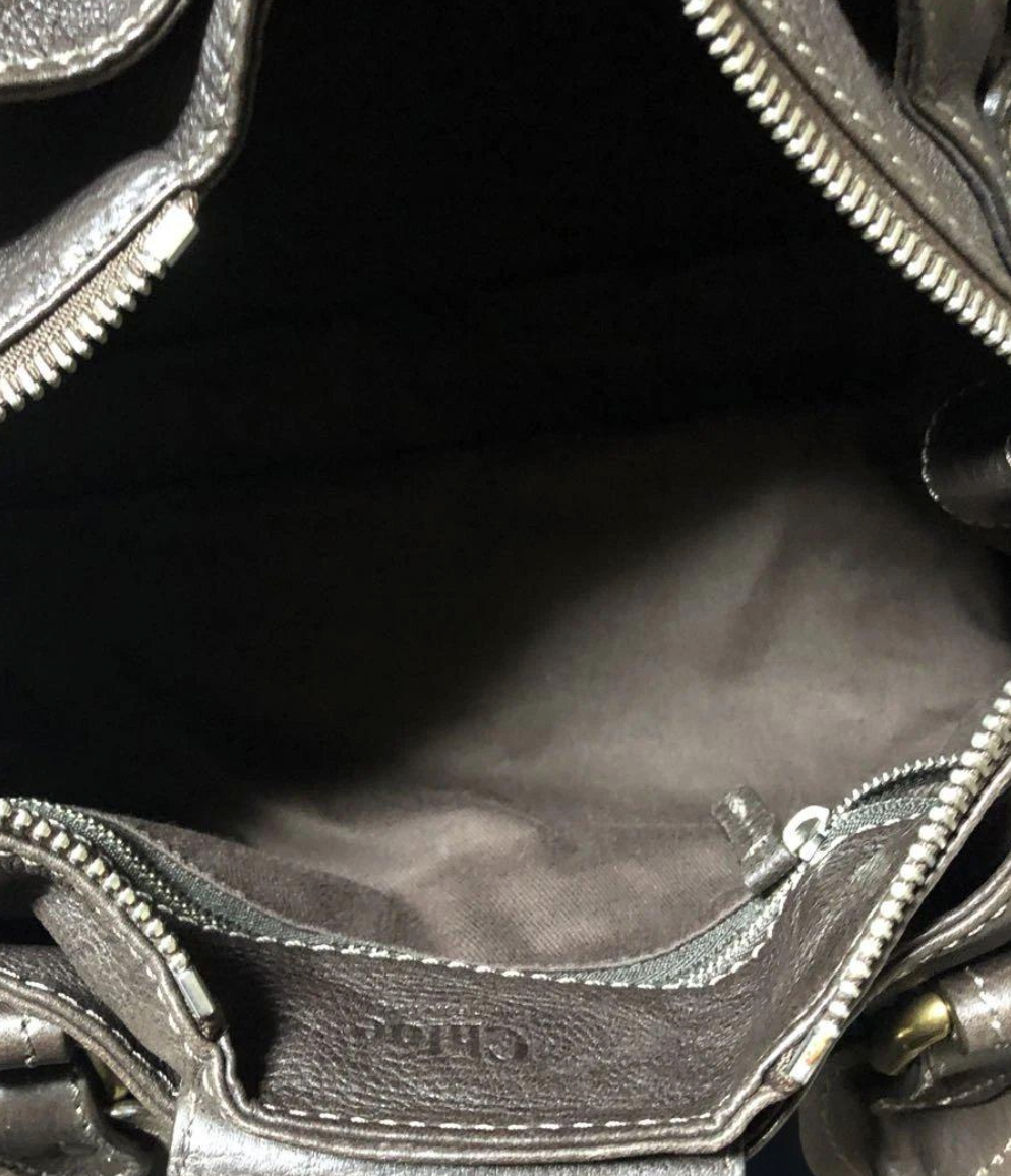 chloé dark brown paddington bag