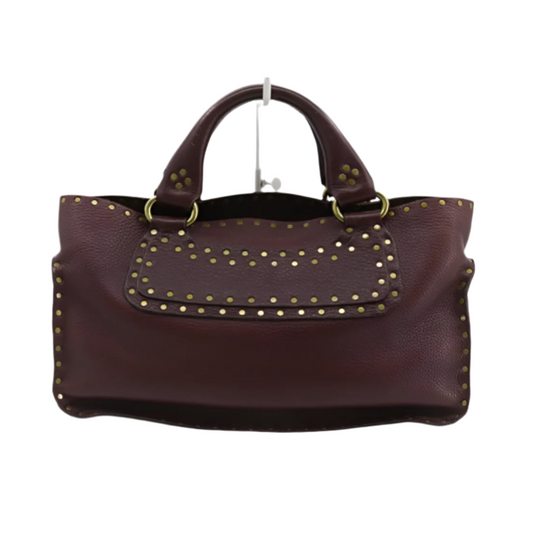 celine bordeaux vintage studded boogie bag