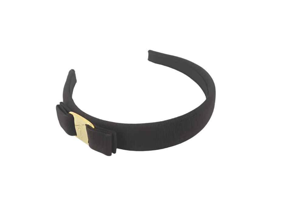 ferragamo vara ribbon black headband