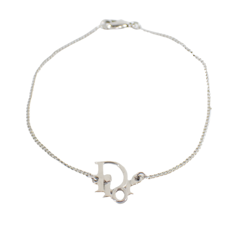 Dior Logo Silver Bracelet