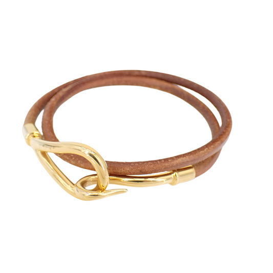 HERMÈS "jumbo" bracelet in brown