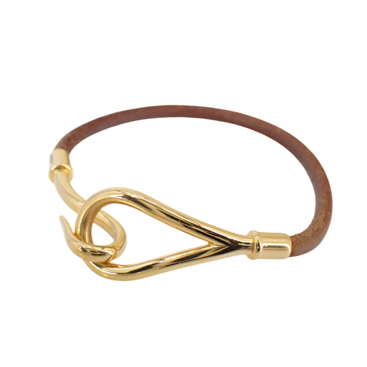 HERMÈS "jumbo" bracelet in brown