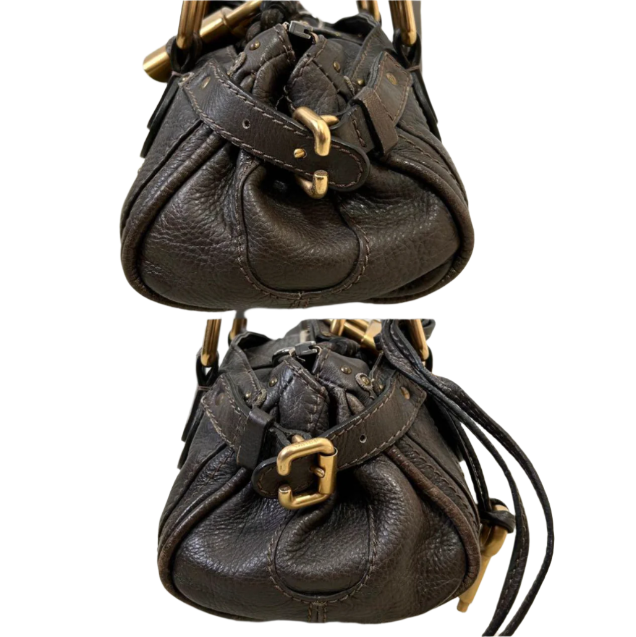 chloé dark brown mini paddington