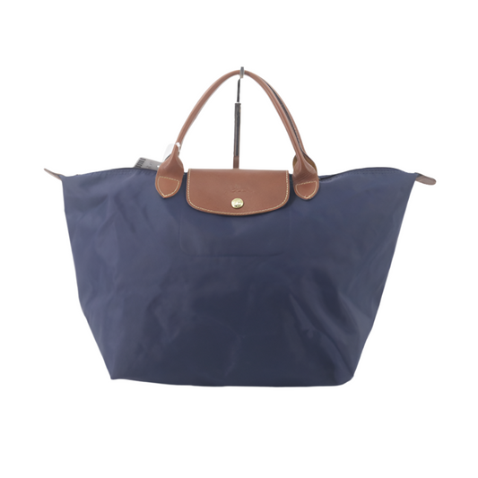 longchamp navy le pilage medium handbag