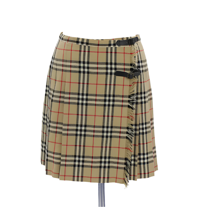 burberry nova check mini skirt