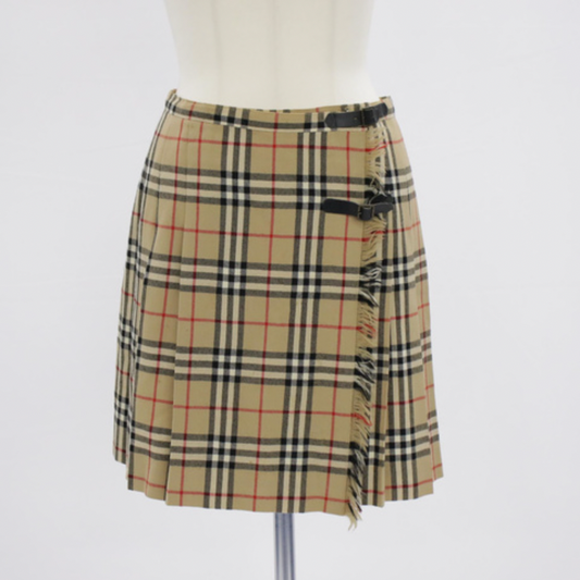 burberry nova check mini skirt