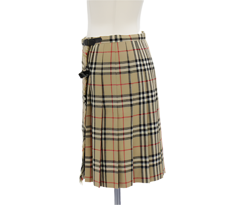burberry nova check mini skirt