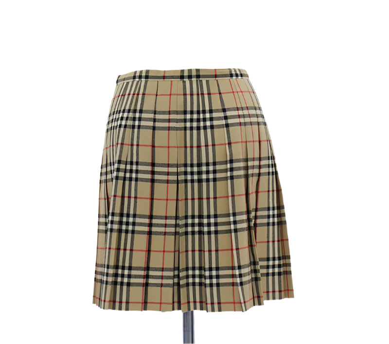 burberry nova check mini skirt