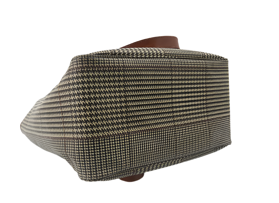 Ralph Lauren Polo Elegant Houndstooth Tote