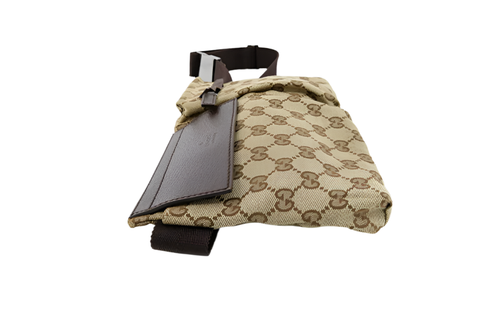 Gucci Chestnut Brown GG Waist Bag