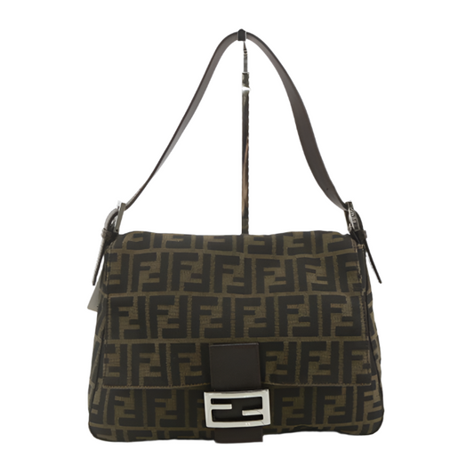 Fendi Classic Brown Zucca Large Baguette