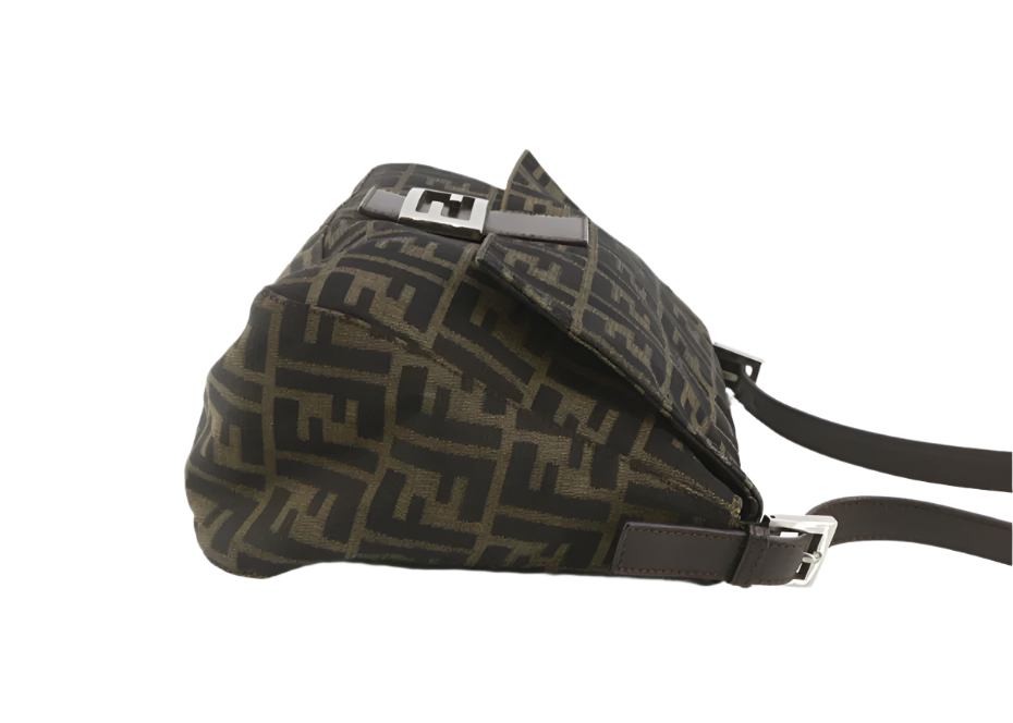 Fendi Classic Brown Zucca Large Baguette