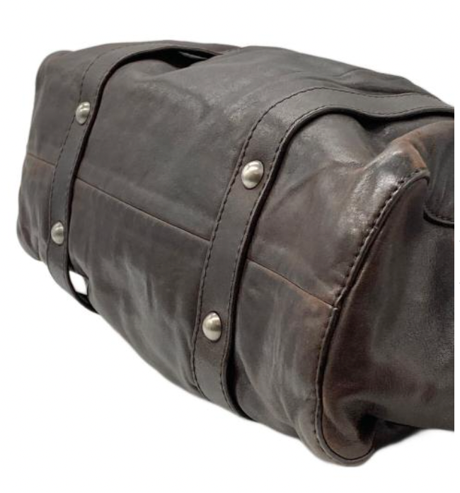 miu miu dark brown vitello lux bag