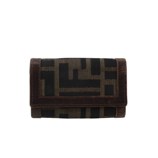 fendi zucca key wallet