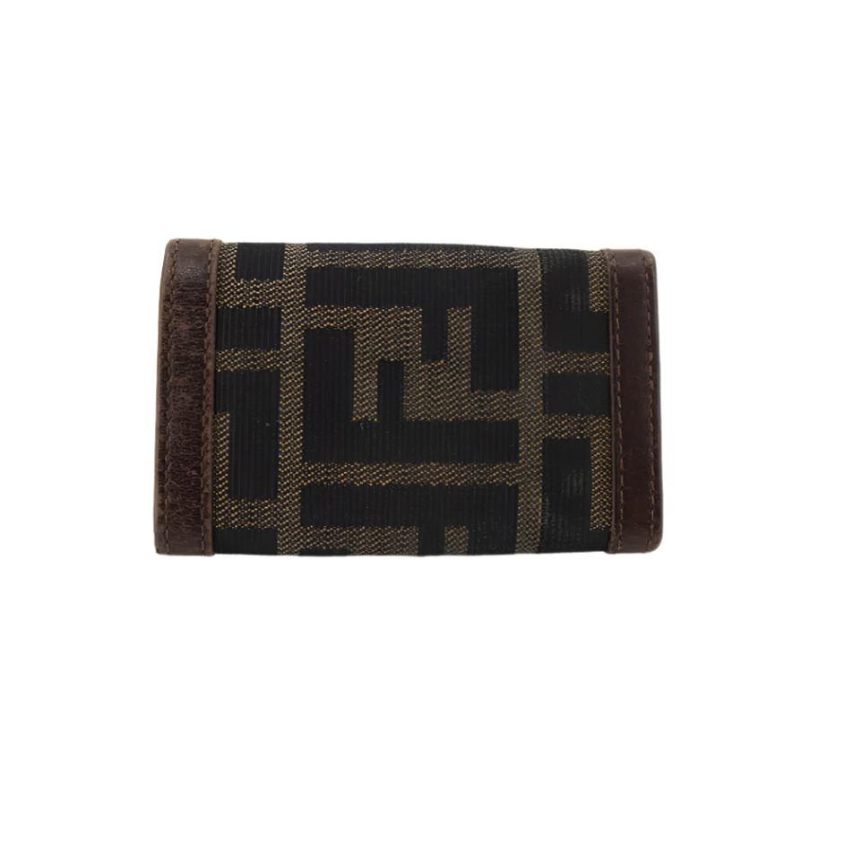 fendi zucca key wallet