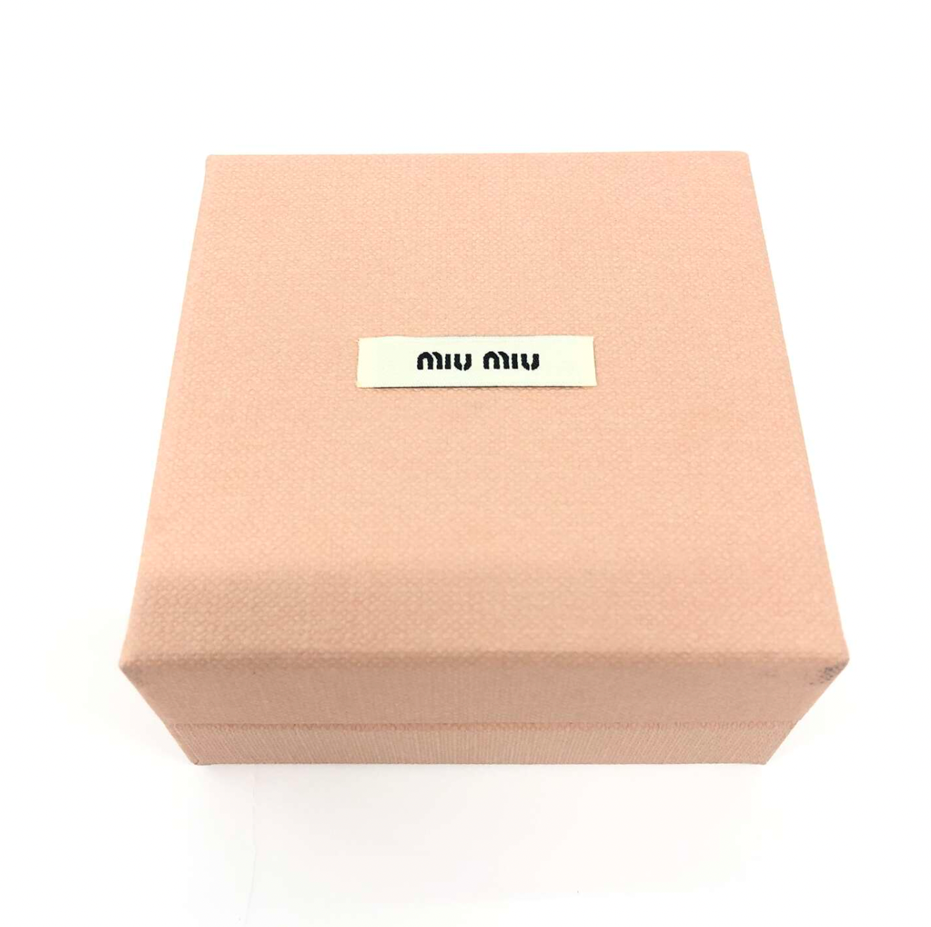 miu miu black leather rhinestone charm bracelet