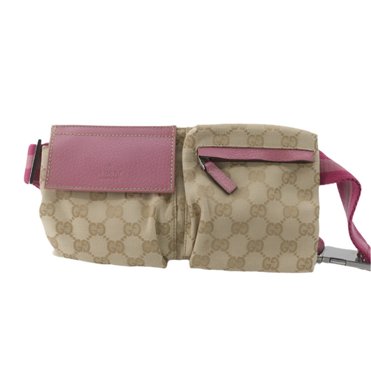 Gucci Pink GG Waist Bag