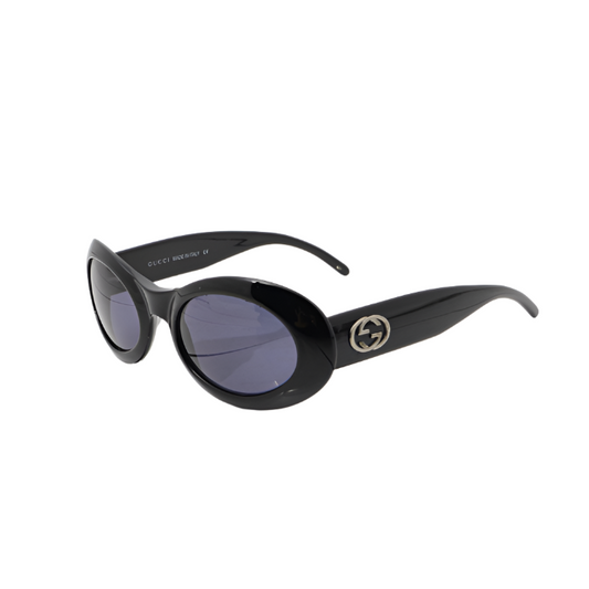gucci oval vintage sunglasses