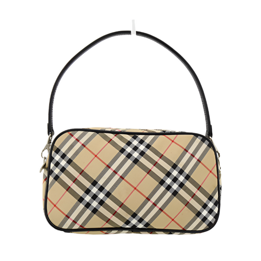 burberry cute nova plaid pochette shoulder bag