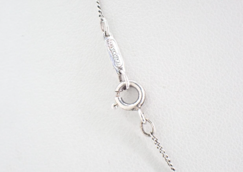 tiffany & co. 925 silver ribbon necklace