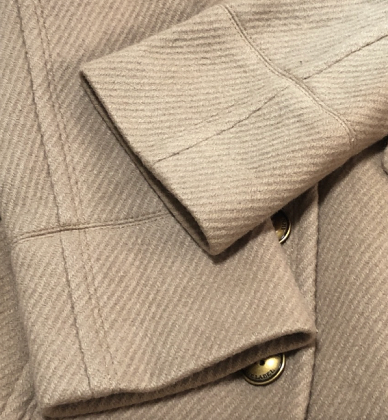 burberry blue label beige pleated flirty dress coat