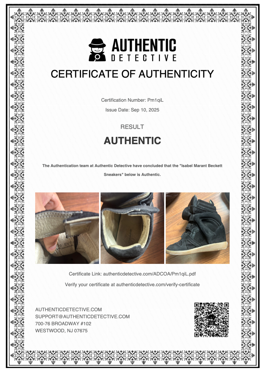 isabel marant black beckett sneakers (size 39)