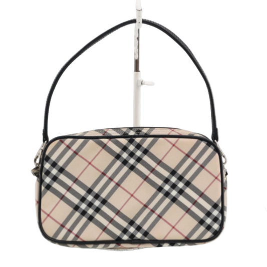burberry cute nova plaid pochette shoulder bag