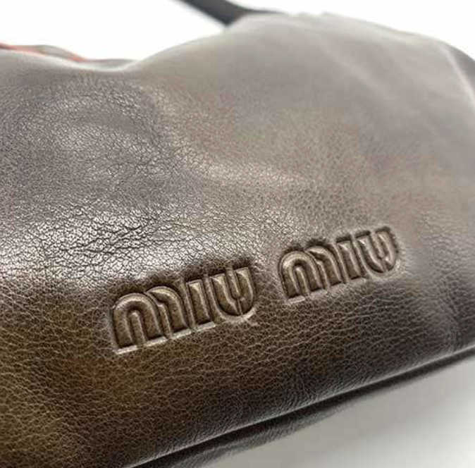 miu miu rare ribbon-detail antique vintage shoulder bag