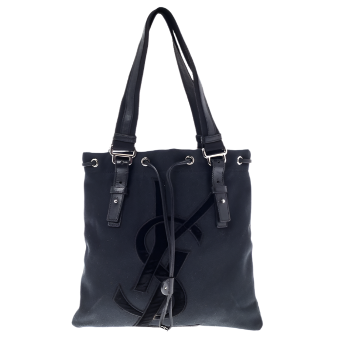 Yves Saint Laurent Rive Gauche Drawstring Tote Bag