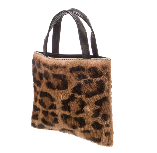 Loewe Cheetah Print Ponyhair Handbag