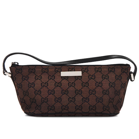 Gucci GG Monogram Boat Bag Chestnut