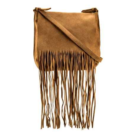 Miu Miu Vintage Fringe Suede Shoulder Bag Boho Chic