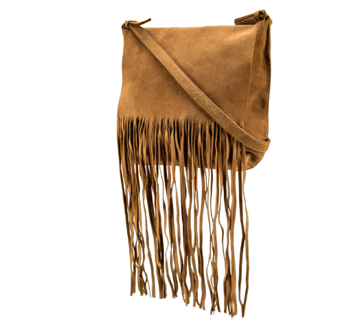 Miu Miu Vintage Fringe Suede Shoulder Bag Boho Chic