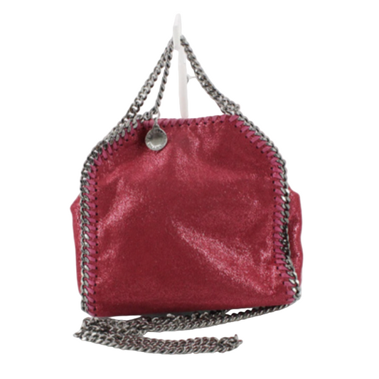 Stella McCartney Pre-Loved Falabella Mini in Glitter Barbie Pink