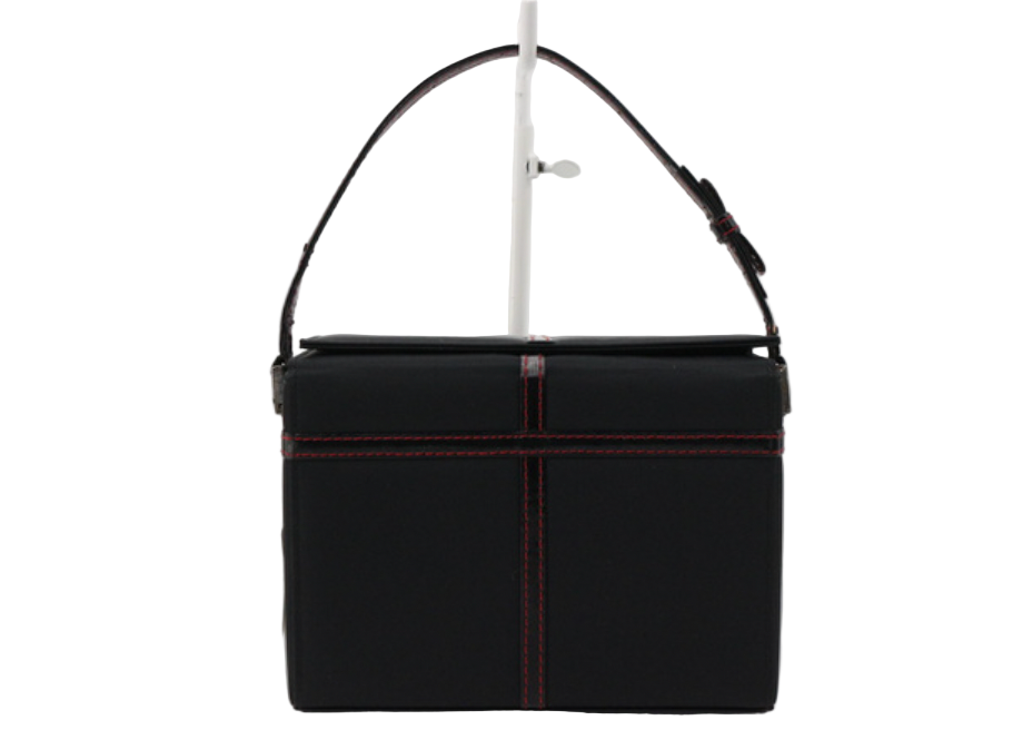 dior pre-loved vanity handbag with ribbon details