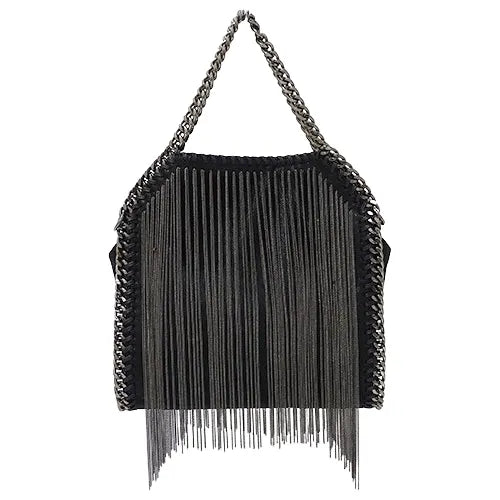 Stella McCartney Falabella Fringe Metallic Bag