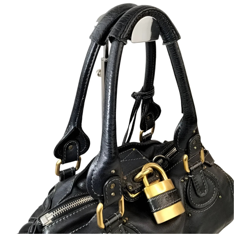 Chloé Black Paddington Bag