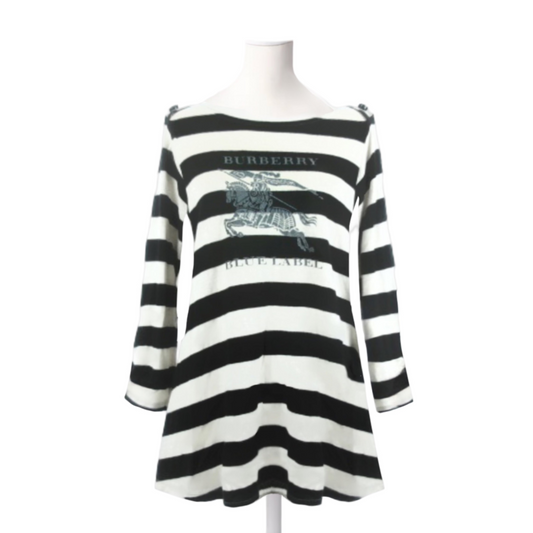 burberry girly vintage striped mini dress